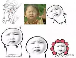 皱眉女孩变美少女那些年陪我们长大的可爱表情包们