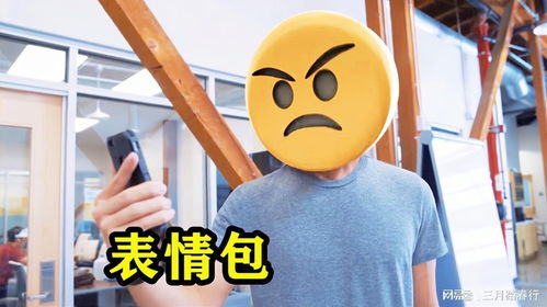男人的脸居然变成了表情包