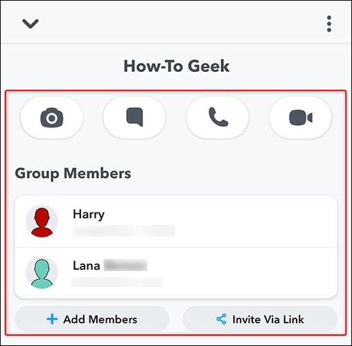 如何创建snapchat群组