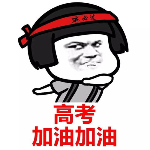 表情丨考的都对,蒙的全对高考加油动图扫地