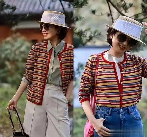 五十岁女性的时尚秘诀戴帽与不穿老年装,展现青春魅力