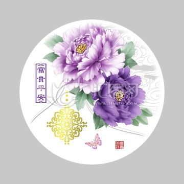 陶瓷花纸设计设计模板下载设计素材素材下的植物花草设计模板