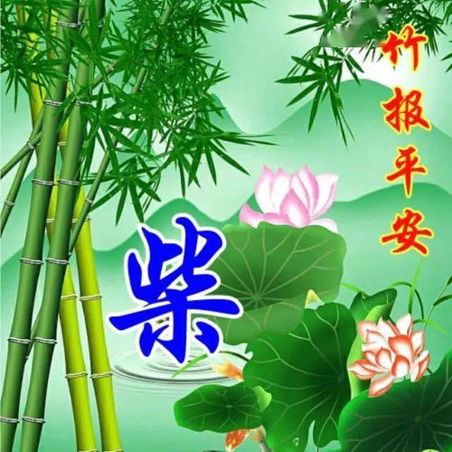 中老年头像大全116张竹报平安姓氏头像,花开富贵竹报平安,梅绽争春鹤鸣延年