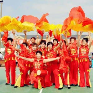 广场舞大妈头像跳广场舞微信头像图片大全
