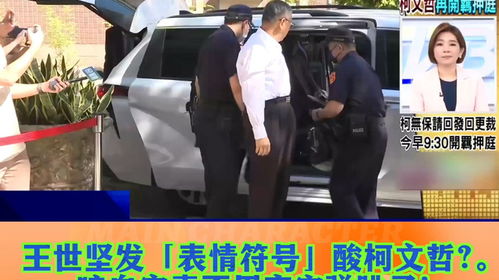 王世坚发表情符号酸柯文哲,暗自窃喜不用高空弹跳了
