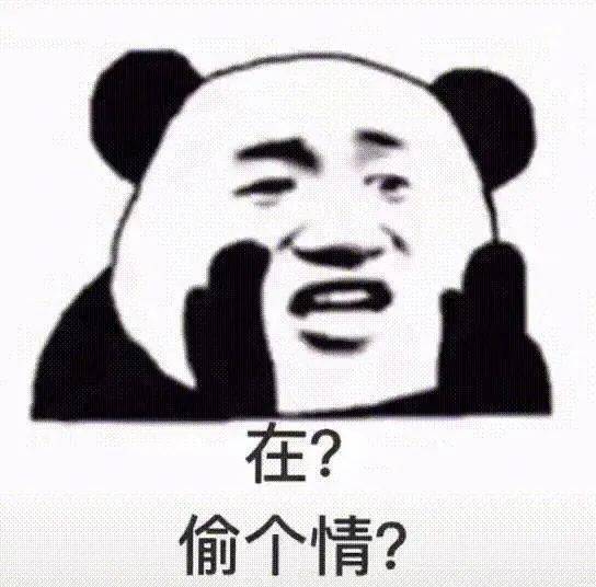 熊猫头表情包i女朋友都没有还搁这这骚呢