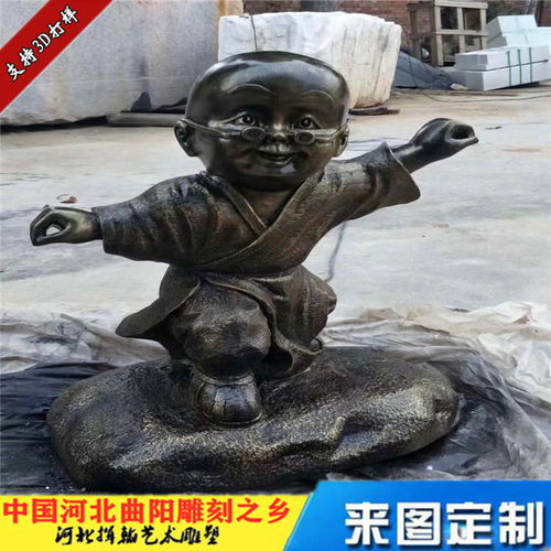 河北保定曲阳石雕之造型丰富表情生动人物石雕