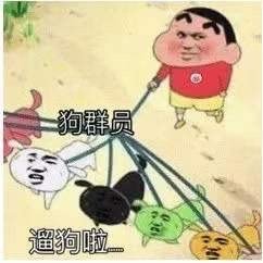 遛狗表情包遛狗微信表情包遛狗qq表情包发表情fabiaoqing.com