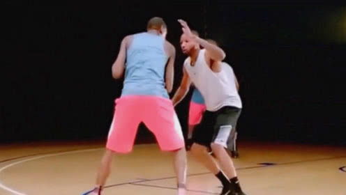 表情杜兰特教你nba拉链式试探步绝技表情