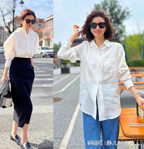 4050岁女人想要变优雅衣穿简单不穿花,谁见了都会夸美