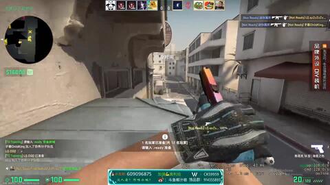 csgo椰汁糕细节1v3你强任你强冬瓜强
