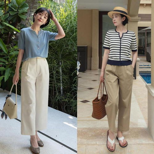 4050岁女人多备这3条裤子,夏天搭t恤衬衫针织衫,高级优雅