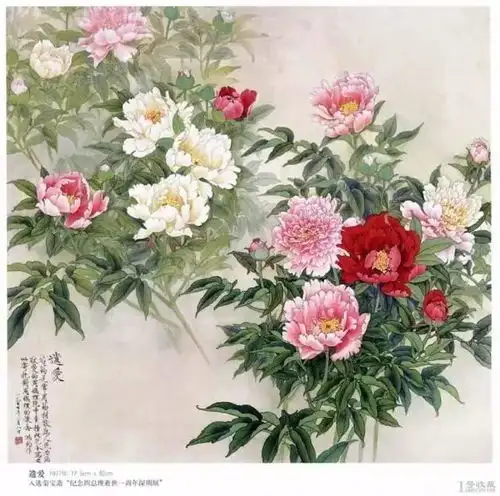 花开富贵送吉祥国画牡丹