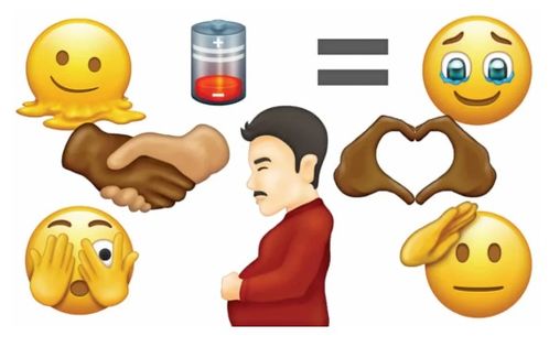 2021苹果新emoji公布,疑有男妈妈表情,网友们炸锅了......