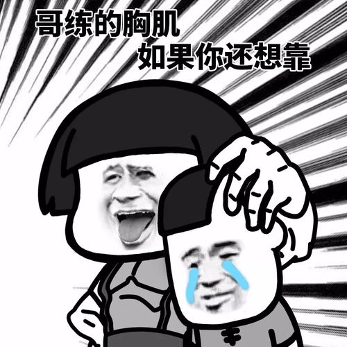 表情丨哥练的胸肌如果你还想靠
