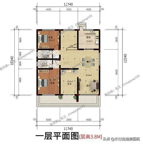 5款二层农村别墅,现代风时尚又大气,网友真不像农村