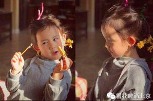 孙莉当妈太宽容,黄少艾5岁就涂红唇,黄磊小女儿画细眉眼神凌厉