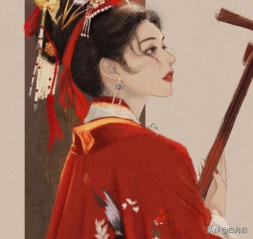 古风女子插画