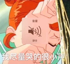 沙雕表情包l我尽量哭得很小声