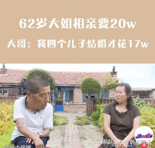 62岁大妈相亲要20万