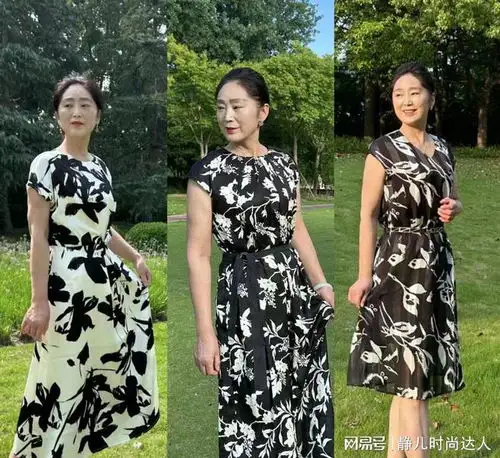 女人过了50岁,真的很适合穿连衣裙不仅优雅还有腔调
