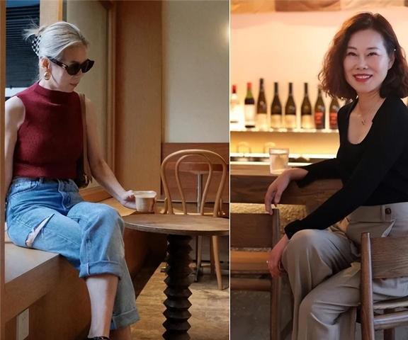 看了上海阿姨才明白拍照不披丝巾穿衣不装嫩,美得更高级