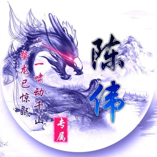 姓名专属头像,新的一年新的开始,是时候换个头像了