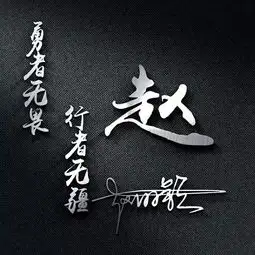 重金属质地的3d商务签名头像,看有没有你的速来查收