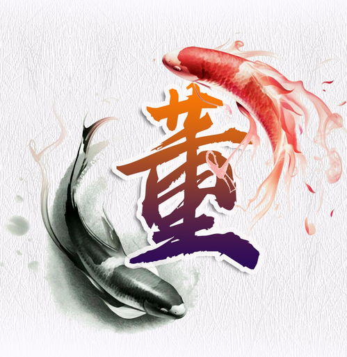 古风富贵鲤鱼姓氏头像,有没有人喜欢这款头像,喜欢赶紧领走