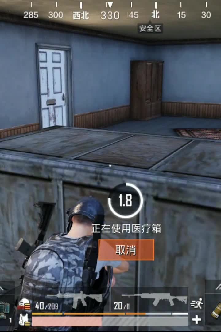 刺激战场背着二级包的小哥,操作起来很强大啊