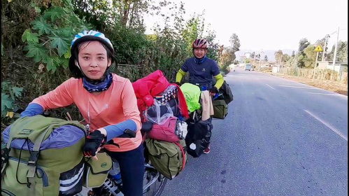 骑行路上遇到22岁女孩,拖着大包小包,要去泸沽湖