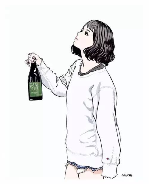 日本60岁老大叔画的插画,简直就是一本穿搭杂志