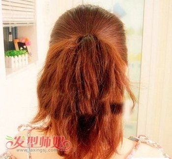 如何扎大花苞头大花苞发型扎法图解