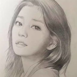 他的素描绘画温柔细腻风格清新唯美