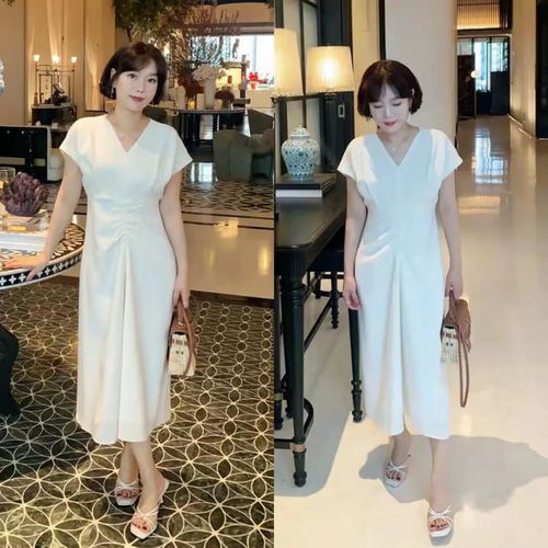 四五十岁女人穿裙子时,尽量少穿紧身和花哨款,身材发福也优雅