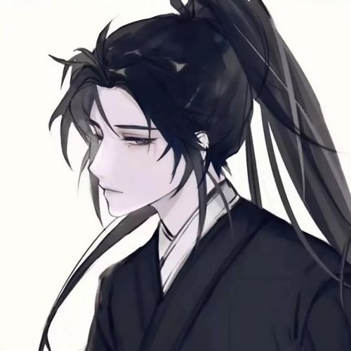 70后男士专用头像侧身古风