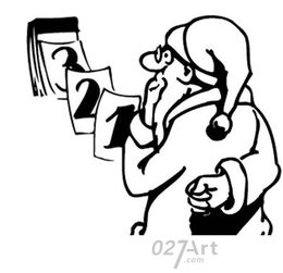 圣诞老人简笔画芬兰东部边境圣诞老人简笔画