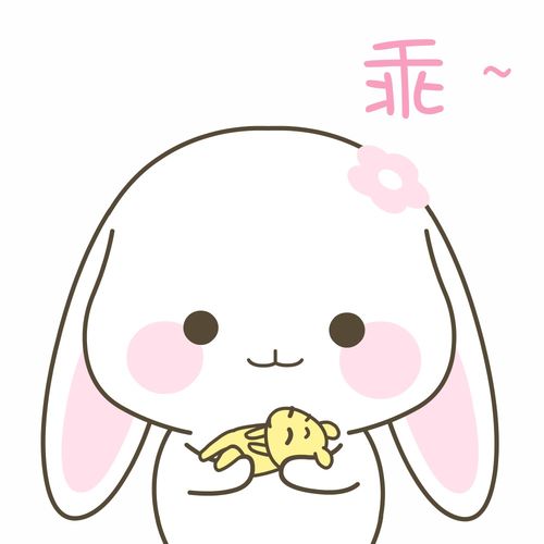 可爱萌兔子,甜兔酱和泥萌兔表情包来了,拿去不谢