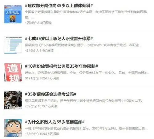 部分省考,年龄放宽至40岁