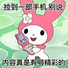 可爱的库洛米三丽鸥表情包六