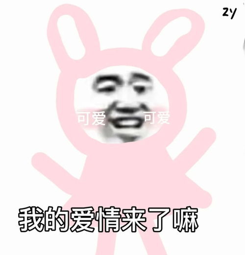 搞怪表情包我的爱情来了嘛