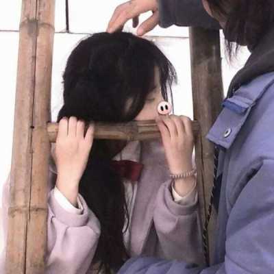 情头真人不露脸一左一右头像