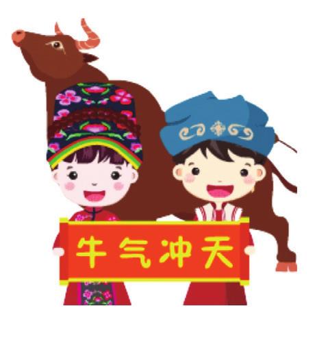 凤县兴起云上拜年羌娃表情包受热捧