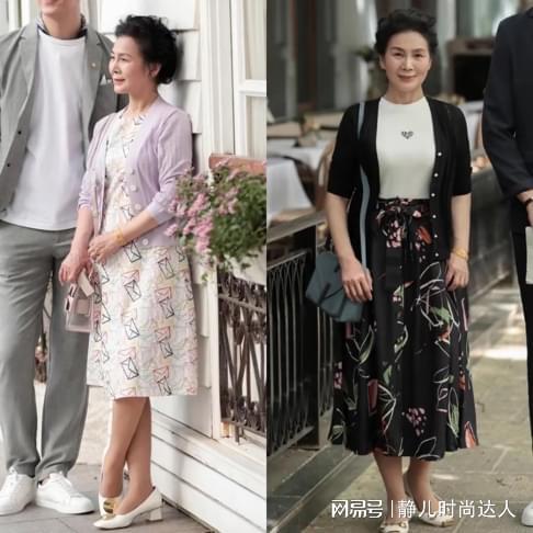 五六十岁女人,多穿裙子比裤子更时髦,优雅到老不难