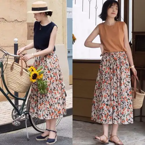 成熟女人喜欢的优雅穿搭,半身裙是关键,穿对了知性大方又显气质