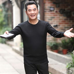 加绒加厚冬季男士针织衫中老年男装保暖套头线中年人男式毛衣
