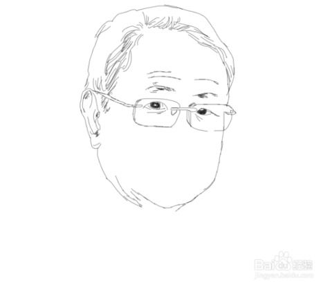 老人头像是怎么画的