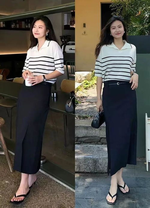 四五十岁女人穿裙子时,尽量少穿紧身和花哨款,身材发福也优雅