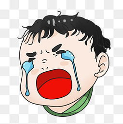 卡通大哭表情素材免费下载卡通大哭表情图片大全千库网png