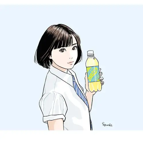 江口寿史广告7江口寿史的少女心